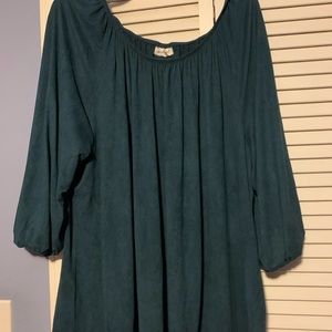 Avenue.   Dark Teal Top.  3XL